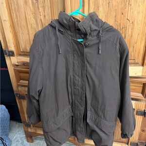 Jacqueline Ferrar Chocolate Utility Jacket